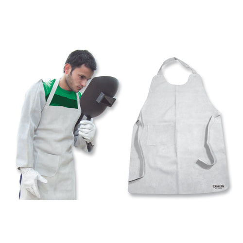 Delantal En Carnaza Con Tirantas Uso Industrial 11906009 - MARKEMSTORE