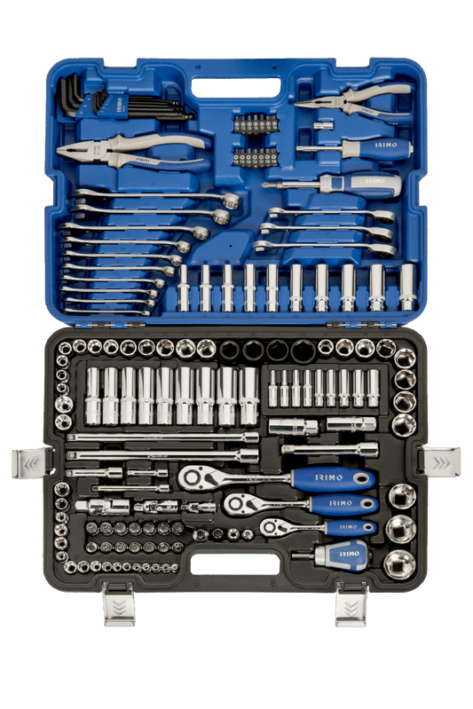 Juego de herramientas de 1/4"-3/8"-1/2", 164 piezas IRIMO