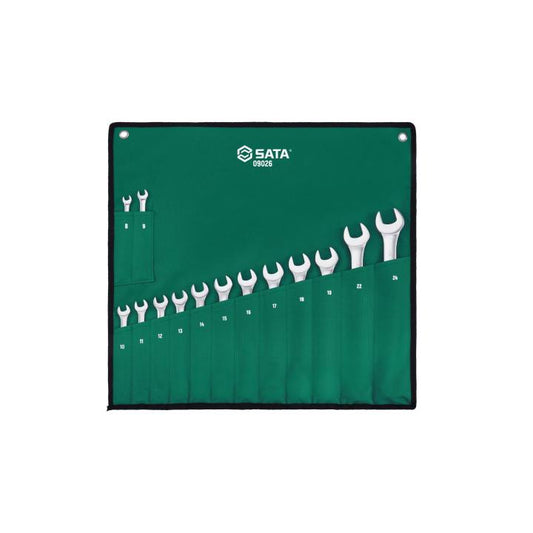 JGO LLAVES COMBINADAS ESPEJO 14PZ MM SATA