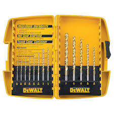 SET BROCAS DE TITANIO 13 PZS. DEWALT DW1363