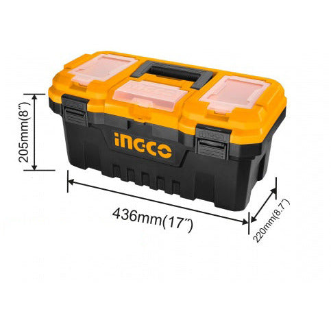 Caja De Herramientas Plastica 17x8,7x8 PuLG. Ingco Pbx1701 - MARKEMSTORE