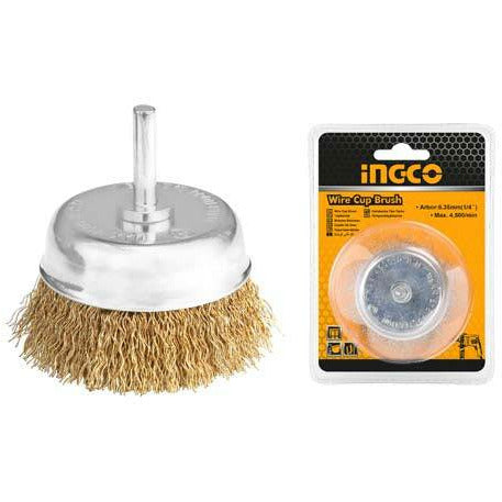 Cepillo De Alambre De Espigo 1/4" 2" 0.3X17Mm Wb30501 Ingco - MARKEMSTORE