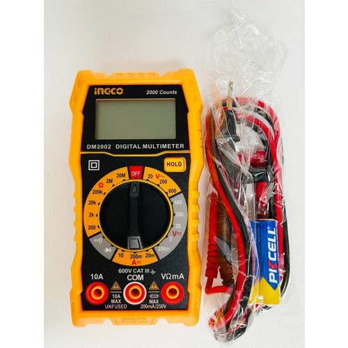 Tester Multímetro Digital Ac Dc Resistencia Ingco - MARKEMSTORE